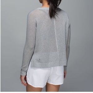 {Lululemon} Bhakti Life Sweater Heathered Medium Grey